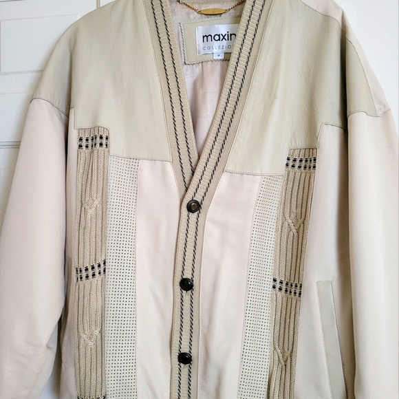 Maximize Collezione - Leather and suede jacket. - Picture 1 of 4
